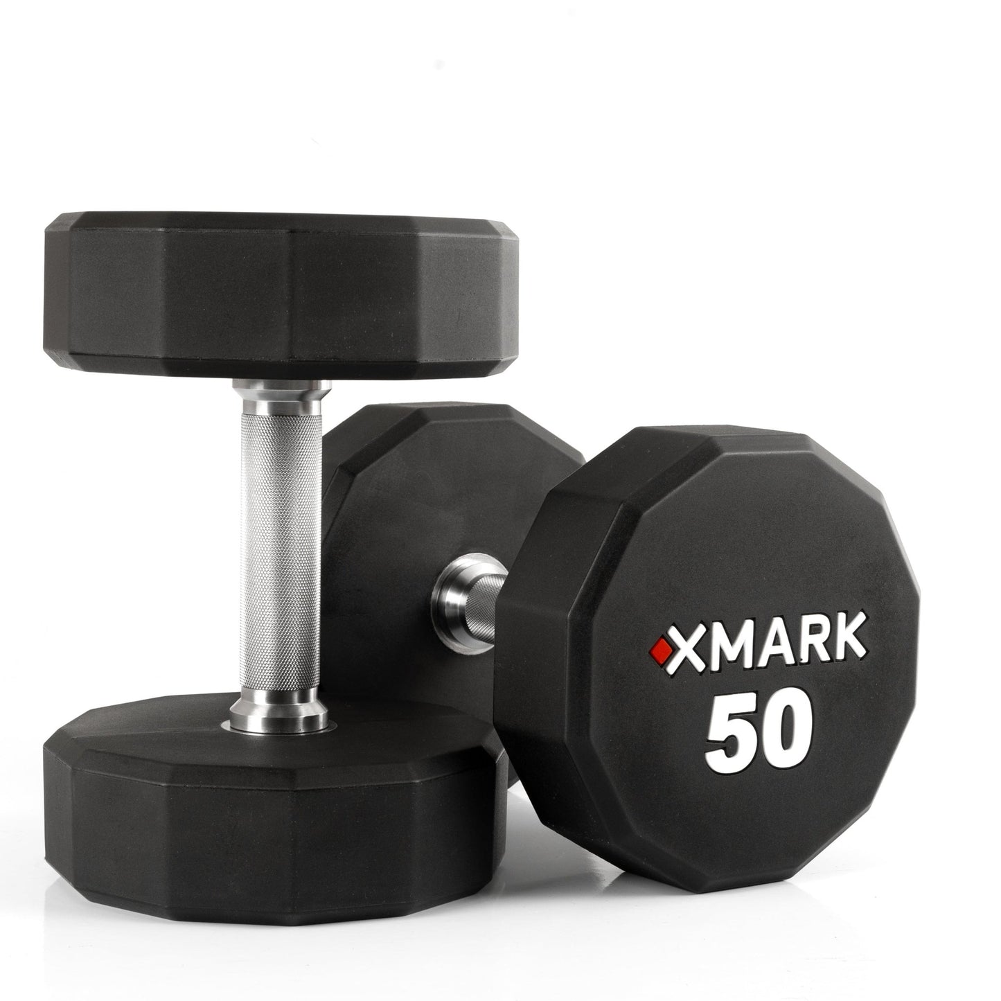 12 - Sided Commercial Urethane Dumbbells (5 - 50 lb and 5 - 75 lb Sets) - Grit Grind Strength