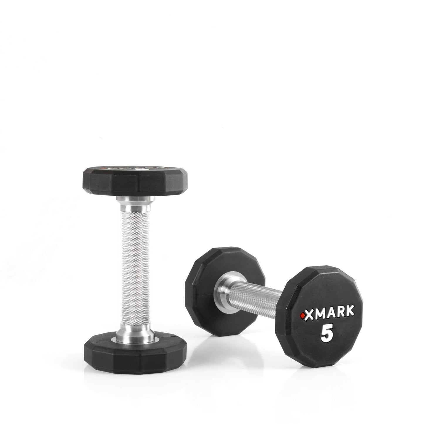 12 - Sided Commercial Urethane Dumbbells (5 - 50 lb and 5 - 75 lb Sets) - Grit Grind Strength