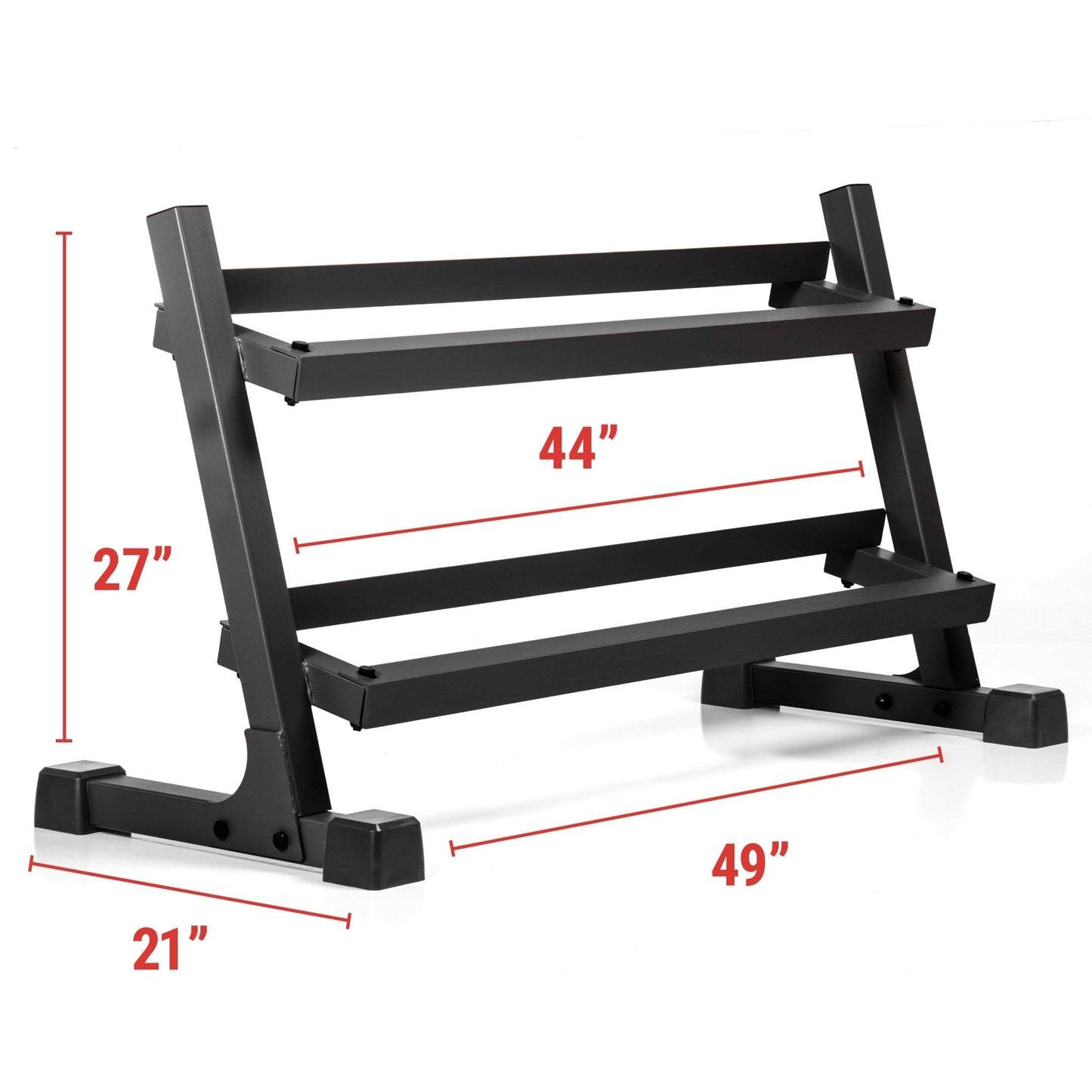 2 - Tier Dumbbell Rack - Grit Grind Strength