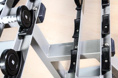 2 - Tier Dumbbell Rack - Muscle D Fitness - 10 Pair Storage - Grit Grind Strength