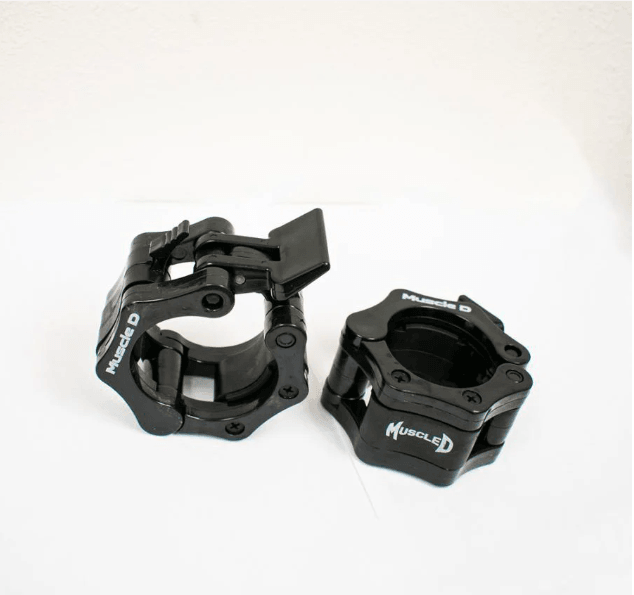 7' Hard Chrome Triple Bearing Olympic Bar and Bumper Plate Set - Grit Grind Strength