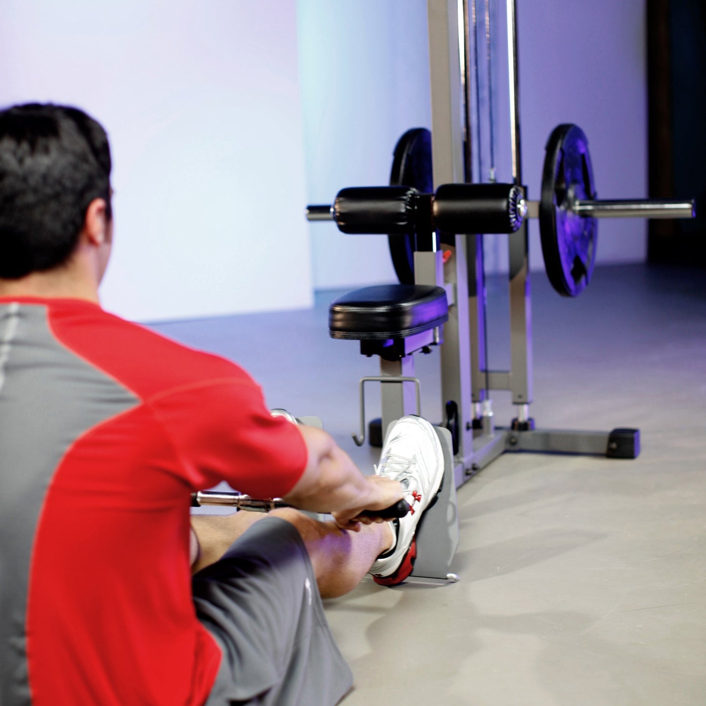 Lat Pull-Down Machine with Low-Row