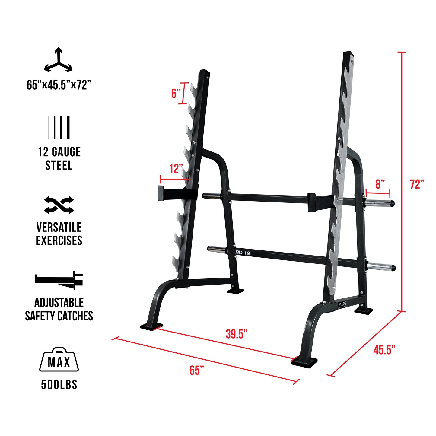 Sawtooth Squat Rack - Grit Grind Strength