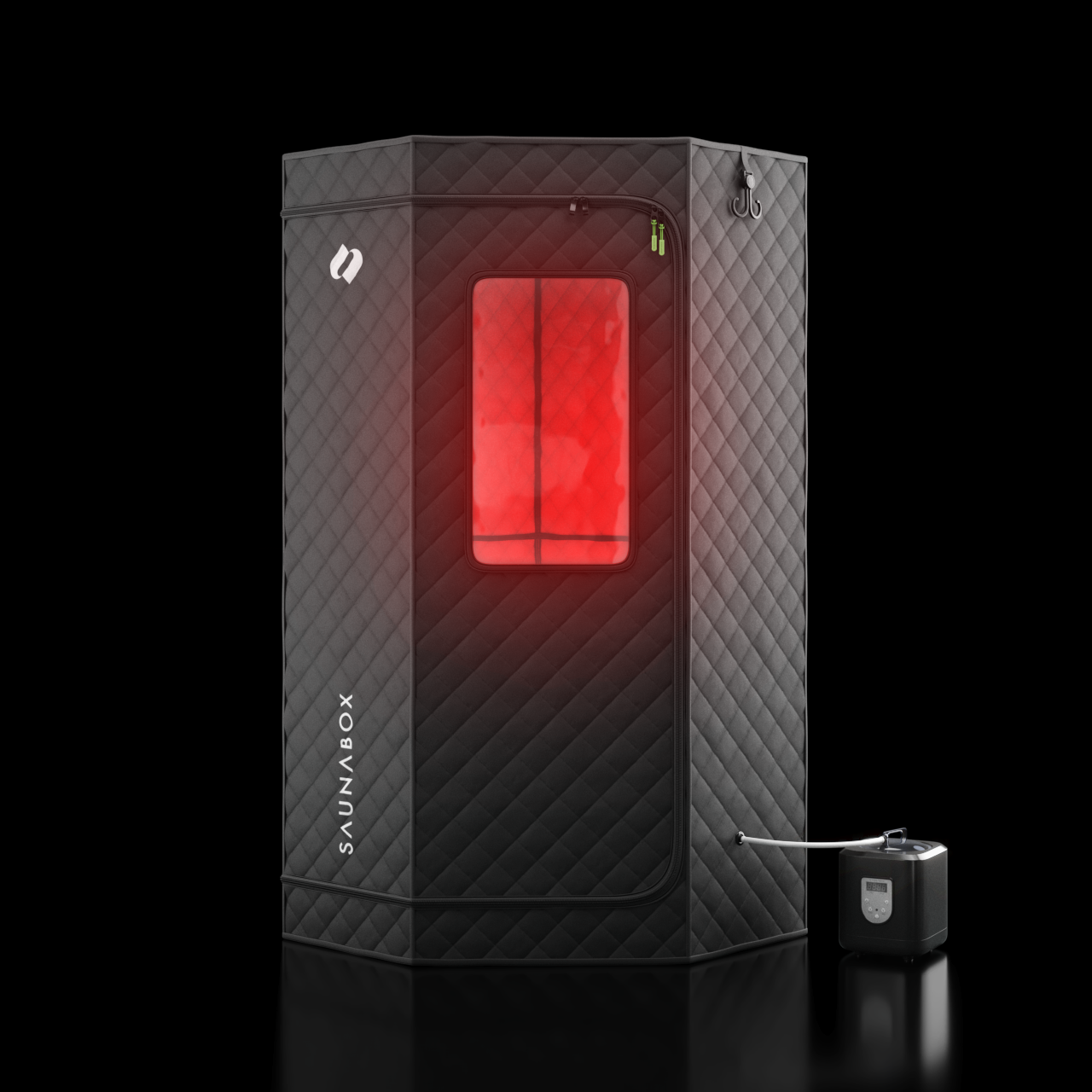 SaunaBox® SmartSteam Pro con terapia de luz roja