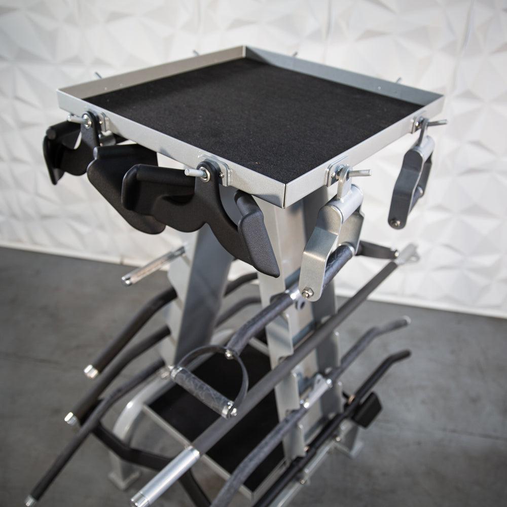 Accessory Rack - Muscle D Fitness - Sturdy Cable Attachment Storage (Rack Only) - Grit Grind Strength