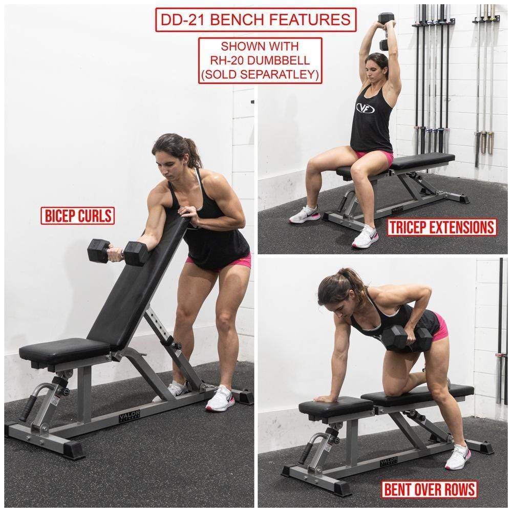 Adjustable Flat - Incline Benches - Grit Grind Strength