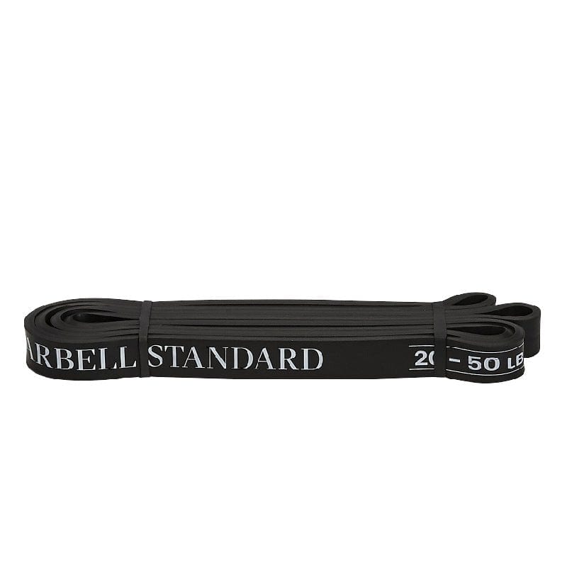 Barbell Standard Resistance Band Black 20-50lb Strength Resistance Bands