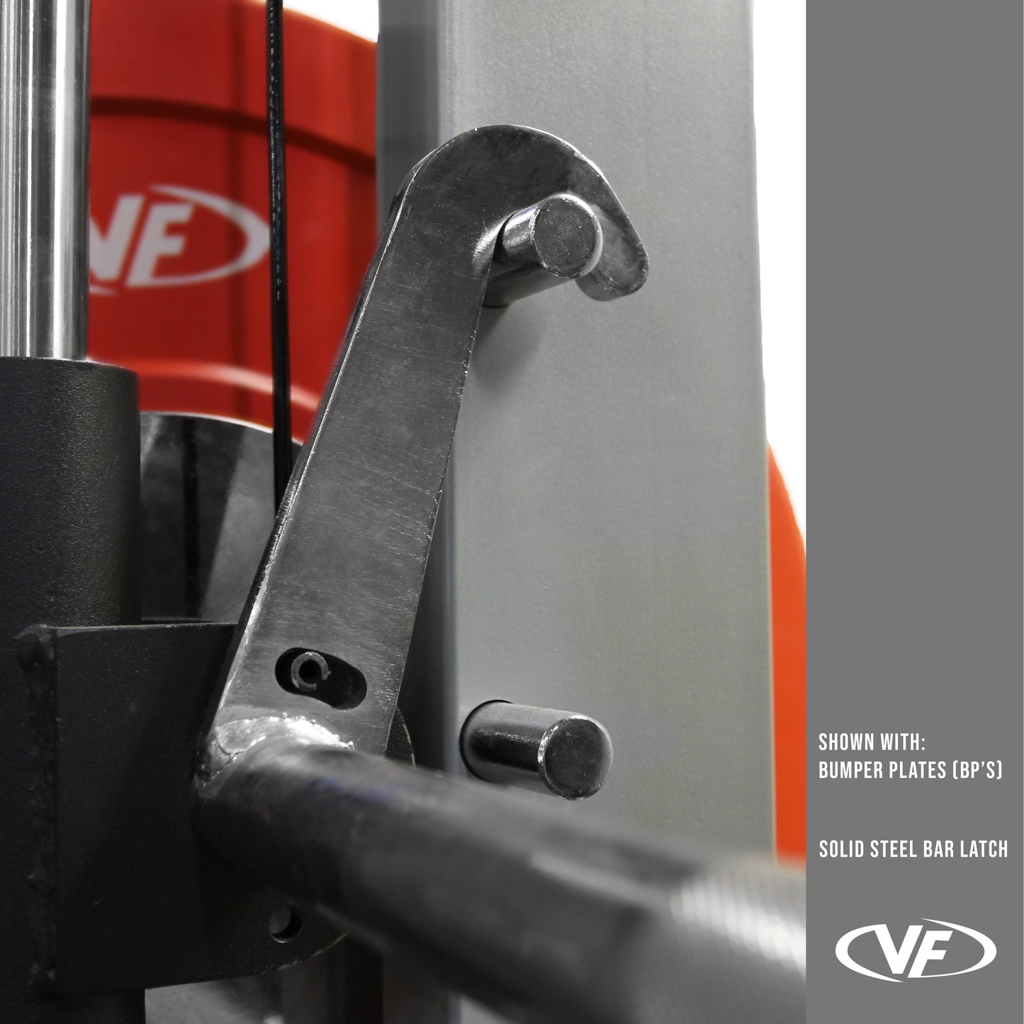 Counterbalanced Smith Machine with Plate Storage Pegs