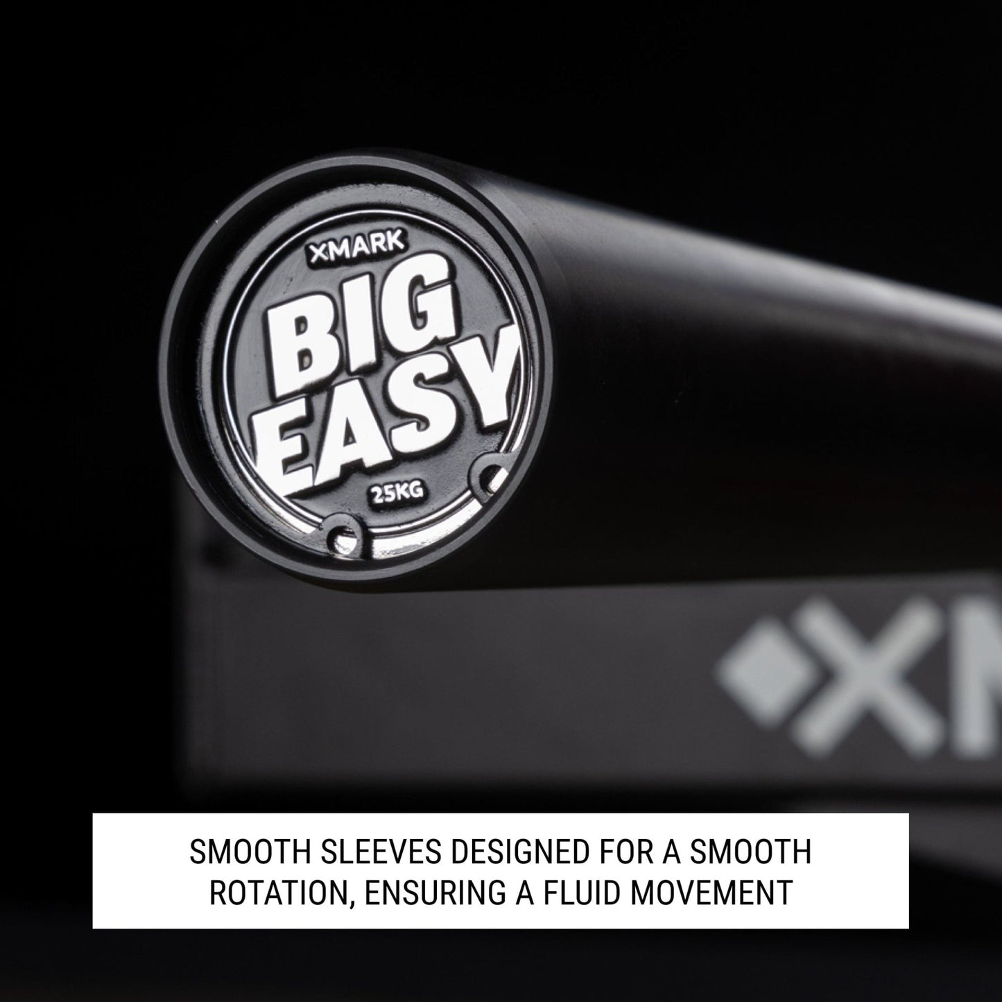 Big Easy® Squat Bar, 210,000 PSI, Weighs 25kg with 32mm Grip - Grit Grind Strength