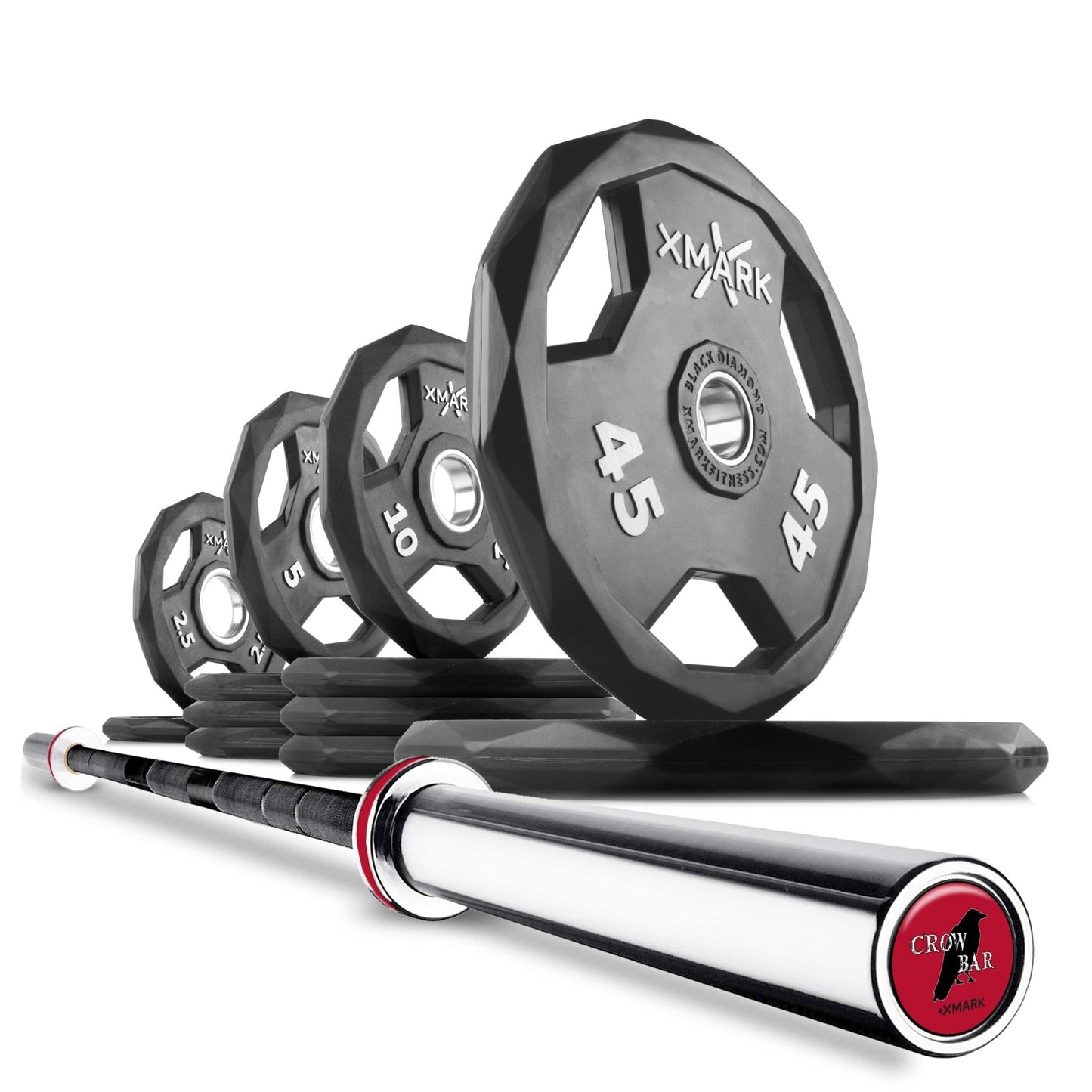 Black Diamond® Olympic Weight Plates and Olympic Barbell Sets - Grit Grind Strength