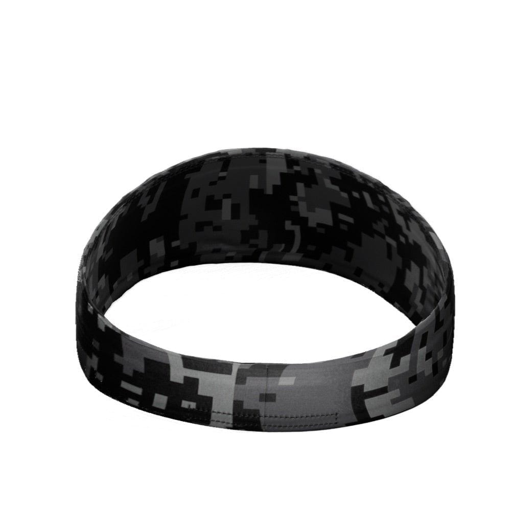 Black Digi Camo Headband - Grit Grind Strength