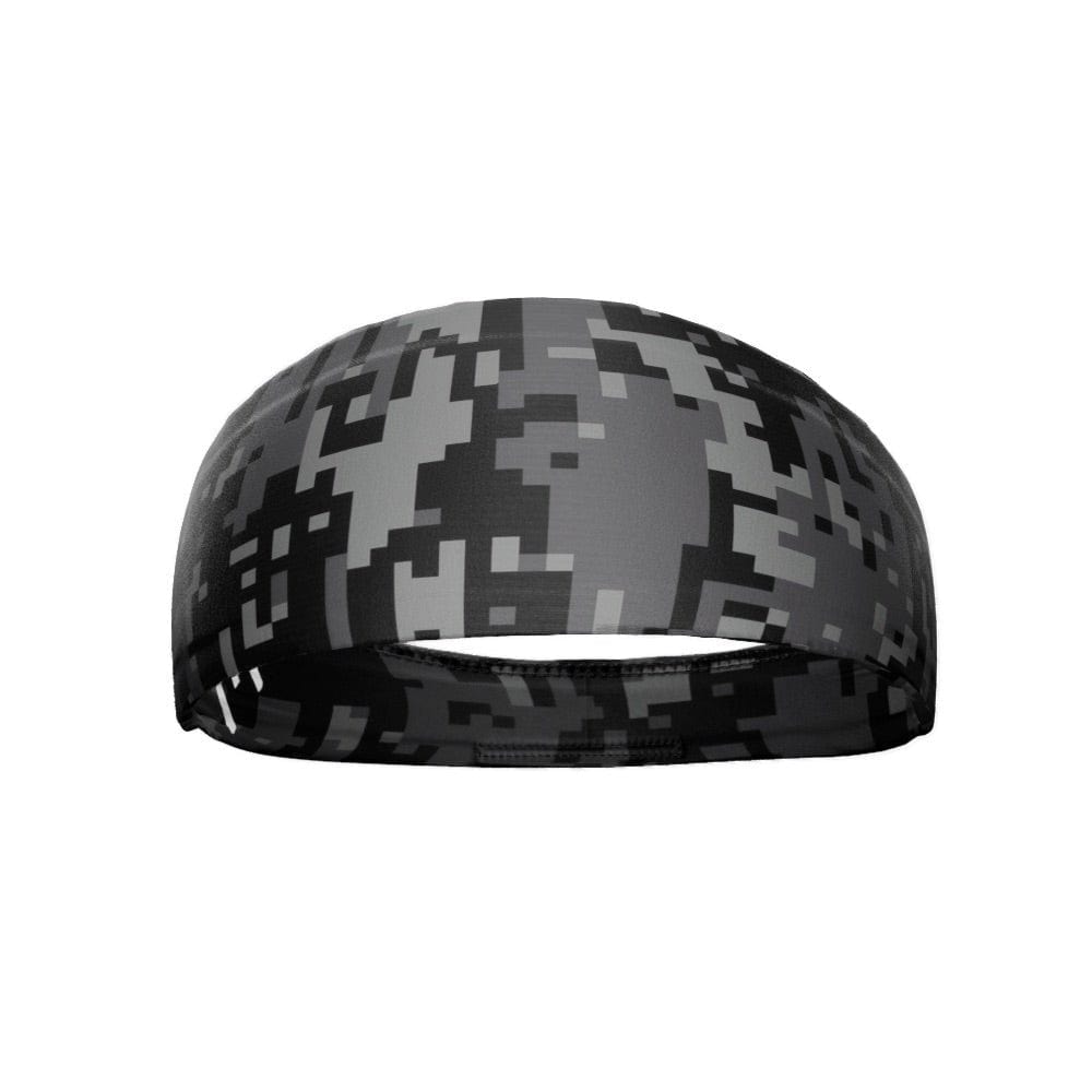 Black Digi Camo Headband - Grit Grind Strength