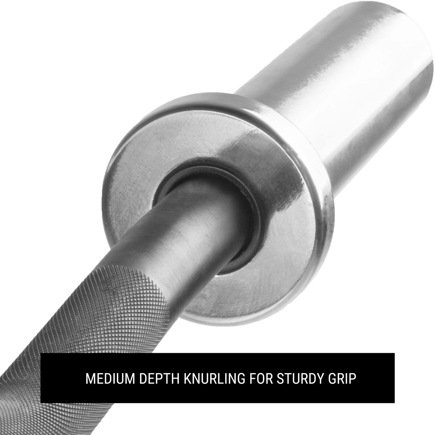 Black EZ Curl Bar, Fits Olympic Plates - Grit Grind Strength