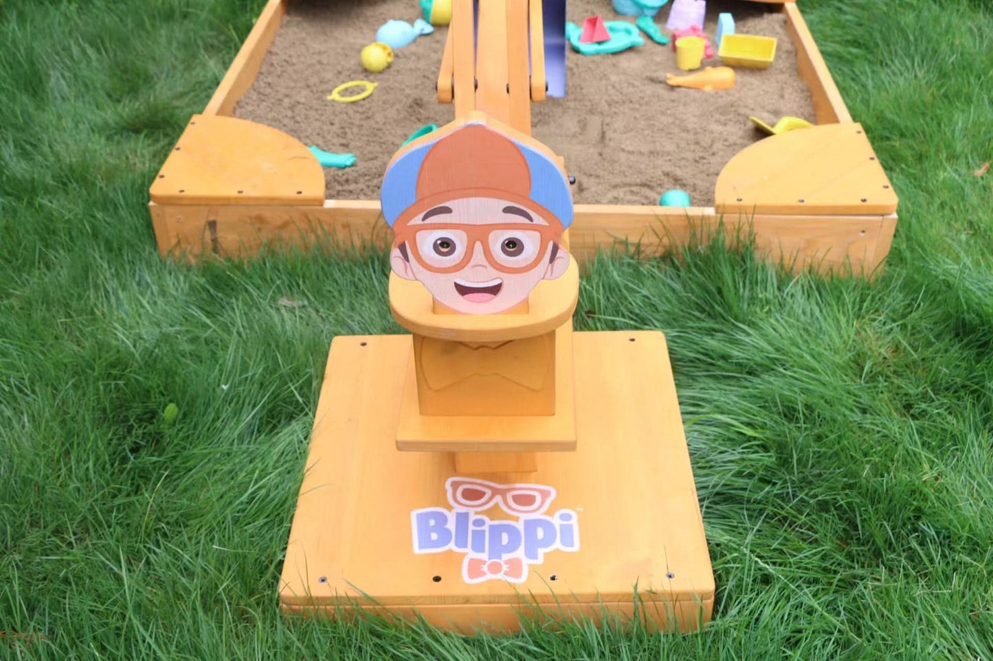 Blippi Excavator Ride - On Toy – Interactive Construction Fun for Kids - Grit Grind Strength