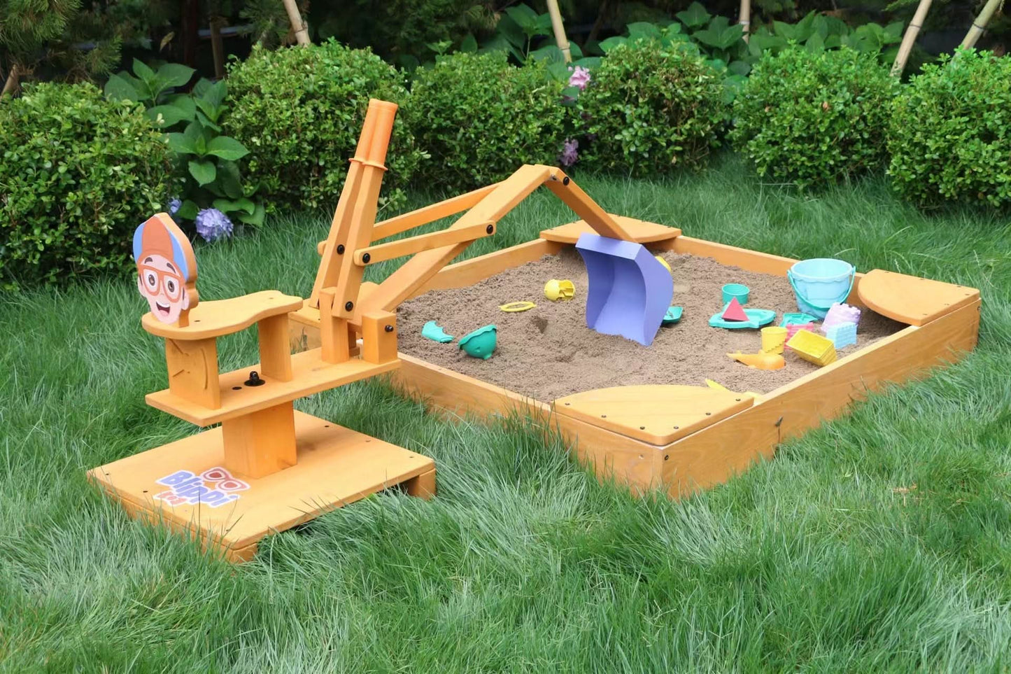 Blippi Excavator Ride - On Toy – Interactive Construction Fun for Kids - Grit Grind Strength