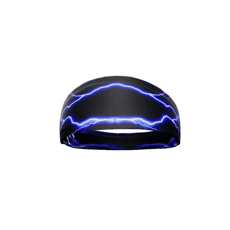 Blue Lightning Headband - Grit Grind Strength