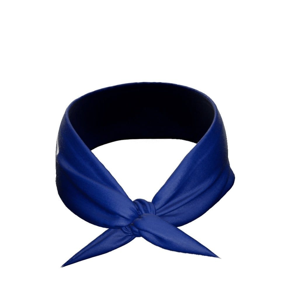 Blue Tie Headband - Grit Grind Strength