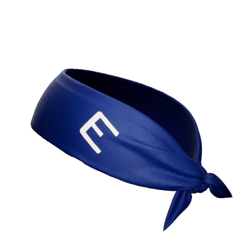 Blue Tie Headband - Grit Grind Strength