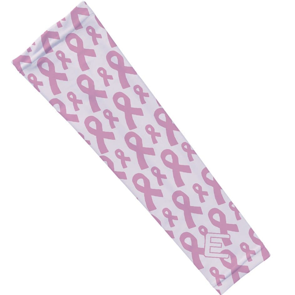 Breast Cancer Ribbons Arm Sleeve - Grit Grind Strength