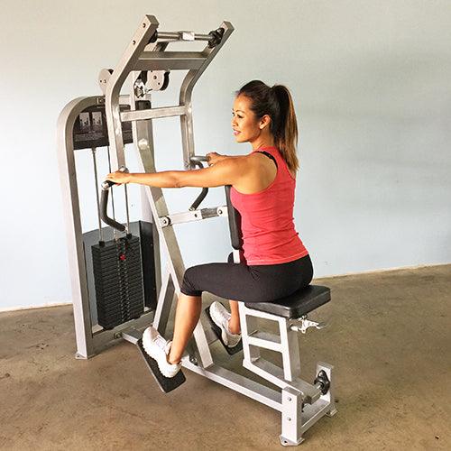 Classic Seated Row - Muscle D Fitness - Pin Selectorized - Back Workout - Grit Grind Strength