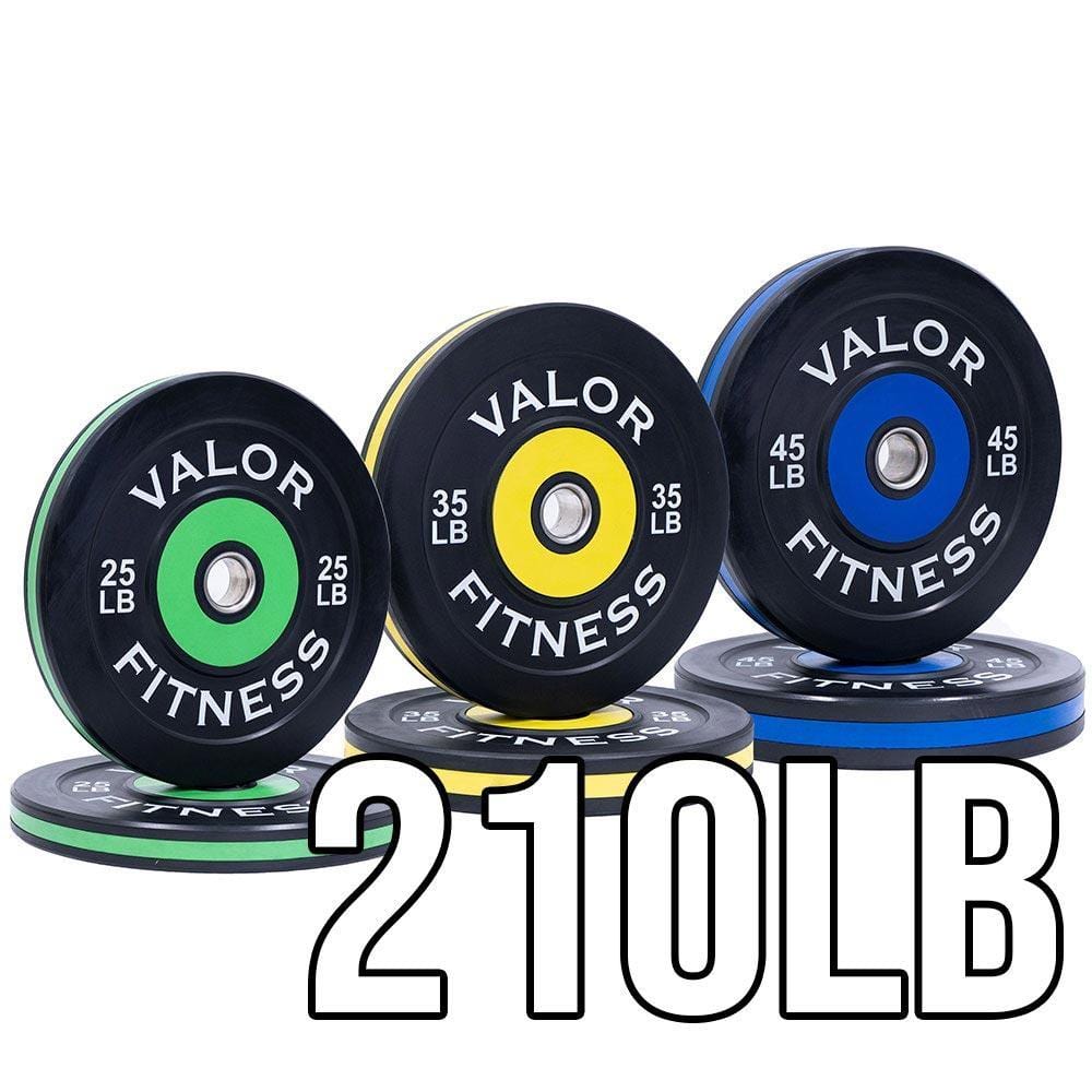 Colored Rubber Bumper Plates (LB) - Grit Grind Strength