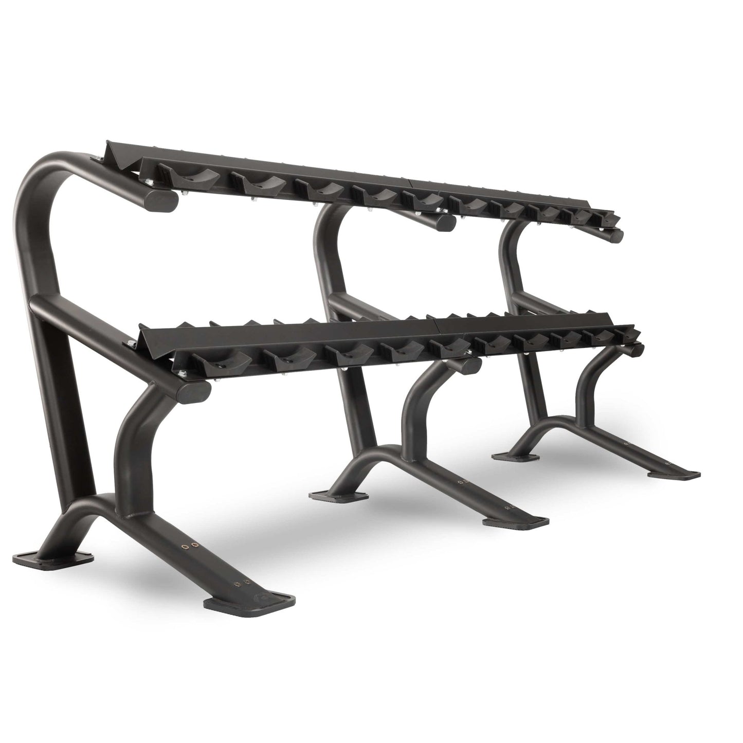 Commercial Dumbbell Rack with 10 or 15 Pair Option - Grit Grind Strength