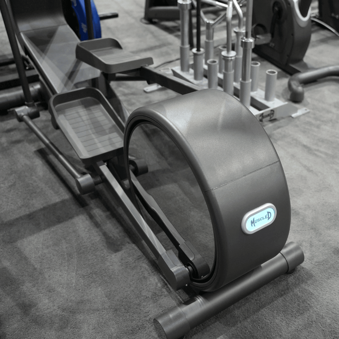 Commercial Elliptical Trainer - LED Screen - Muscle D Fitness - Cardio Machine - Standalone - Grit Grind Strength