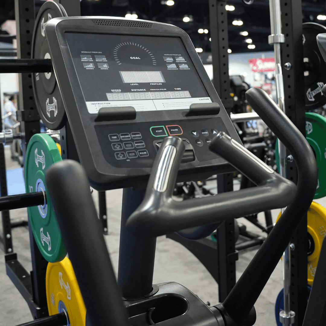 Commercial Elliptical Trainer - LED Screen - Muscle D Fitness - Cardio Machine - Standalone - Grit Grind Strength