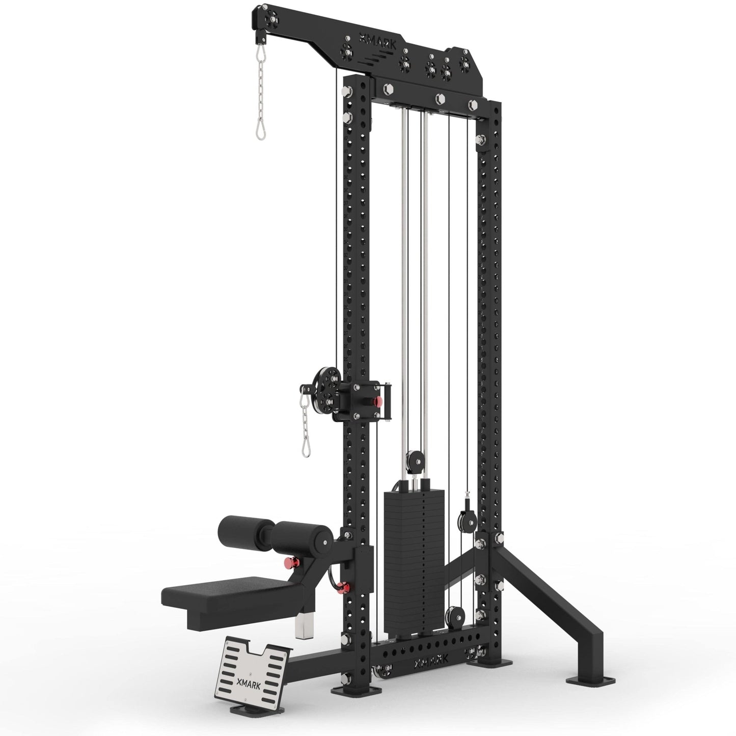 Commercial Lat Pulldown and Low Row Single Stack Functional Trainer - Grit Grind Strength
