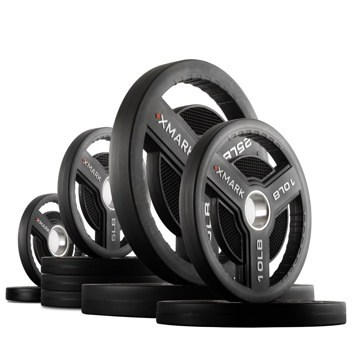 Commercial Urethane Olympic Weight Plates - Grit Grind Strength