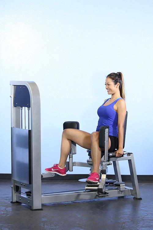 Dual Function Inner - Outer Thigh Combo - Muscle D Fitness - Seated - Adjustable - Pin Selectorized - Grit Grind Strength