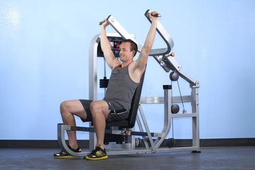 Dual Function Multi Press Combo - Muscle D Fitness - Adjustable - Multi - Position - Pin Selectorized - Chest - Shoulder - Triceps Press - Grit Grind Strength