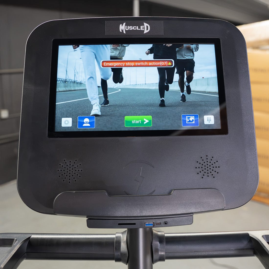 Elite Commercial Stair Climber - Touch Screen - Muscle D Fitness - Grit Grind Strength