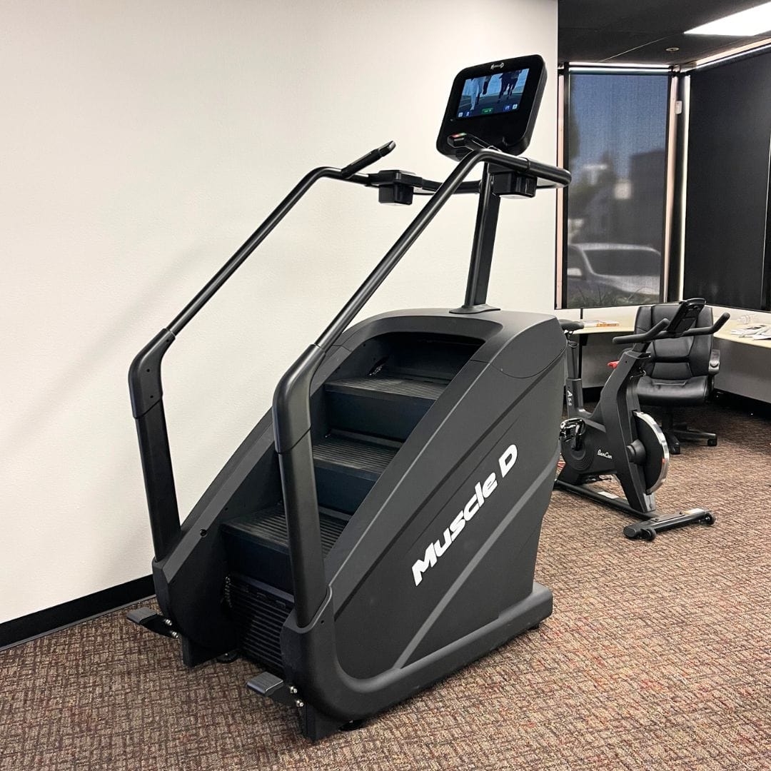 Elite Commercial Stair Climber - Touch Screen - Muscle D Fitness - Grit Grind Strength