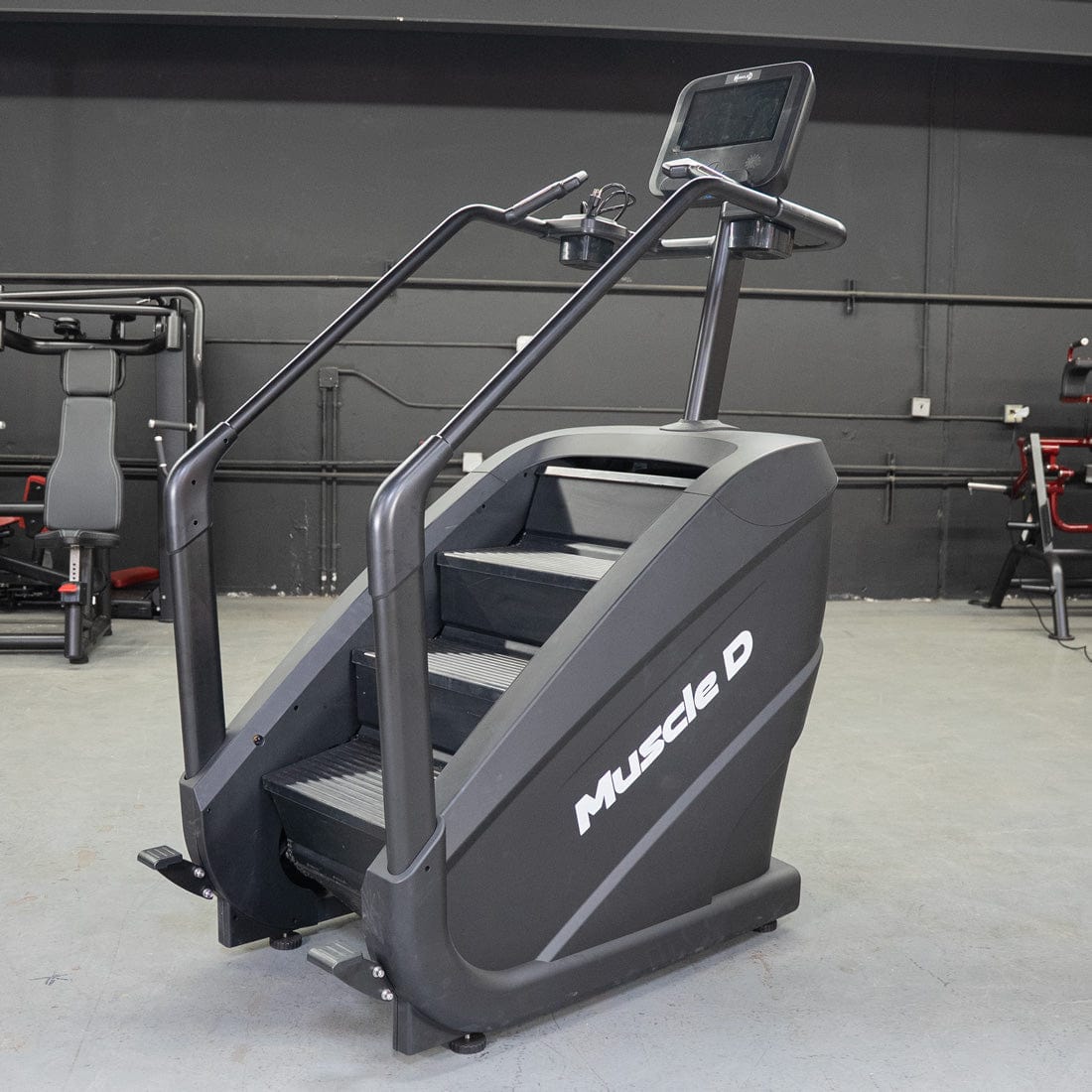 Elite Commercial Stair Climber - Touch Screen - Muscle D Fitness - Grit Grind Strength