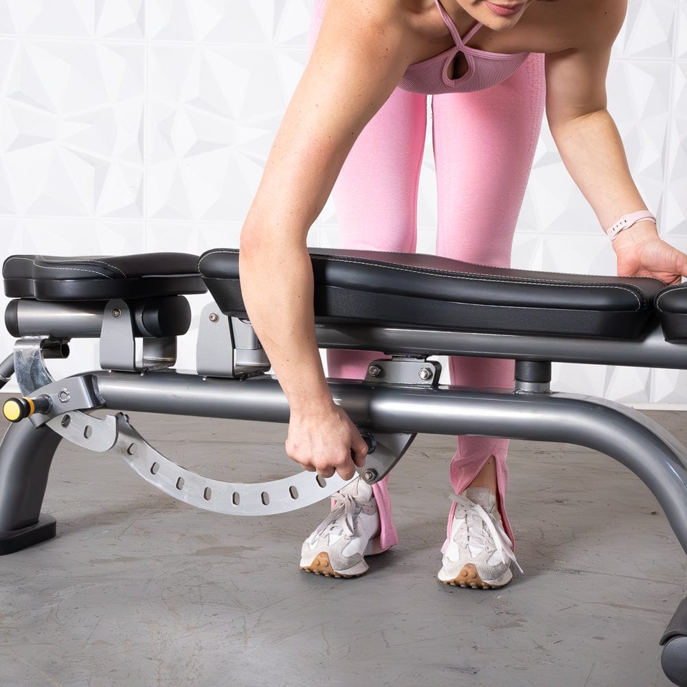 Elite Plus Adjustable Bench | 9 Angles | Muscle D Fitness - Grit Grind Strength