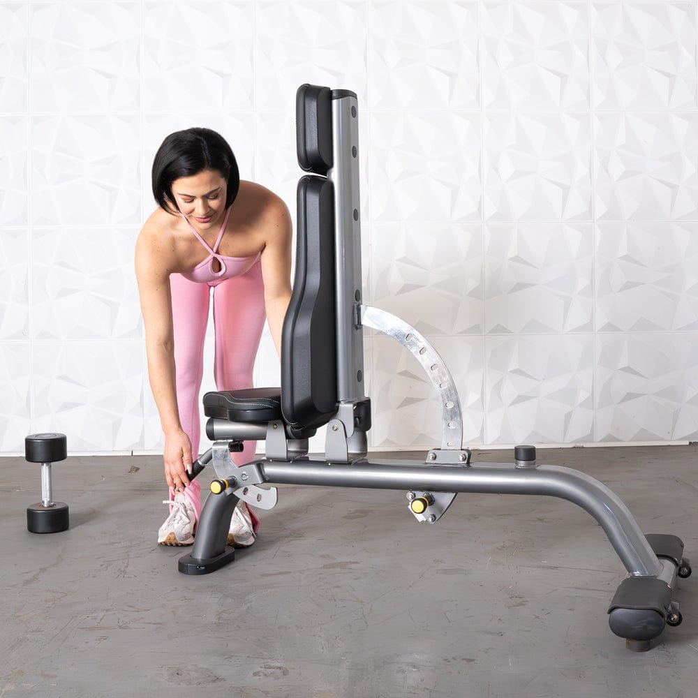 Elite Plus Adjustable Bench | 9 Angles | Muscle D Fitness - Grit Grind Strength