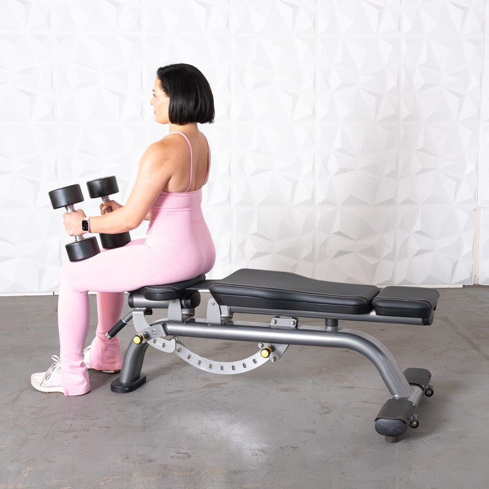 Elite Plus Adjustable Bench | 9 Angles | Muscle D Fitness - Grit Grind Strength