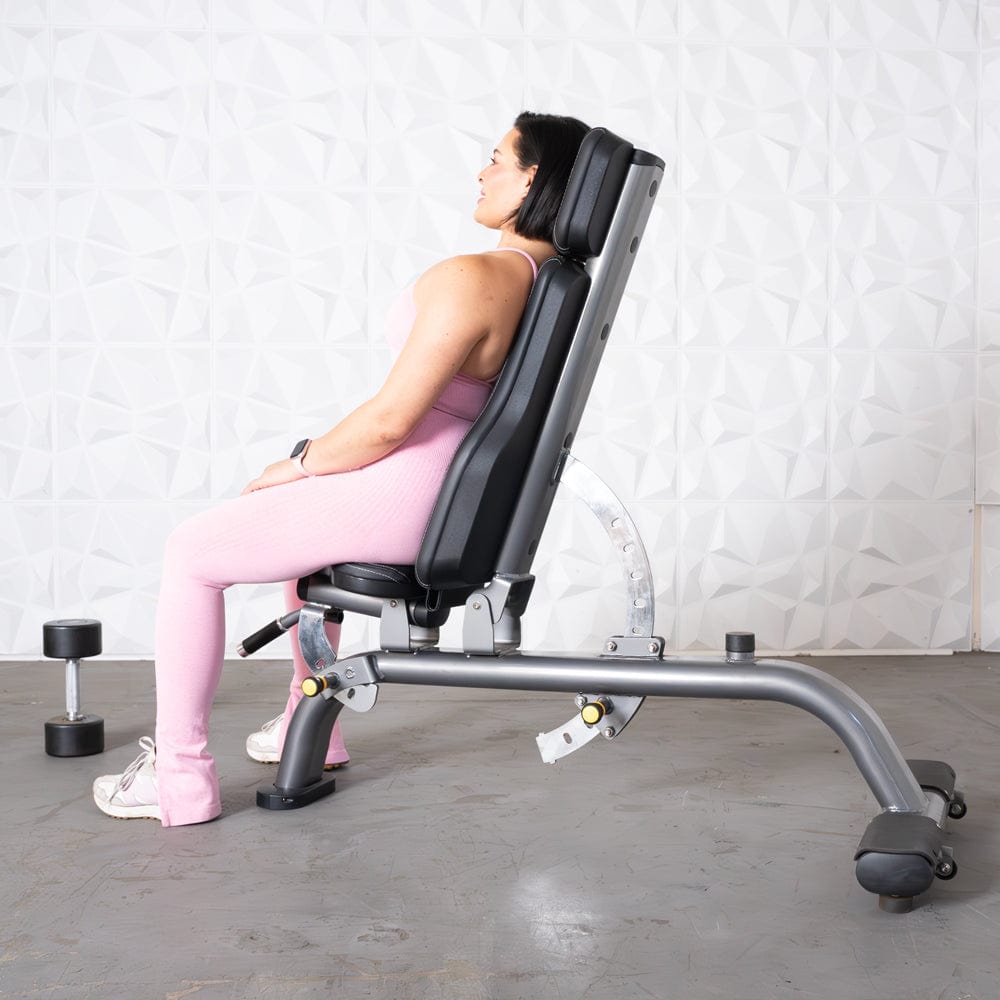Elite Plus Adjustable Bench | 9 Angles | Muscle D Fitness - Grit Grind Strength