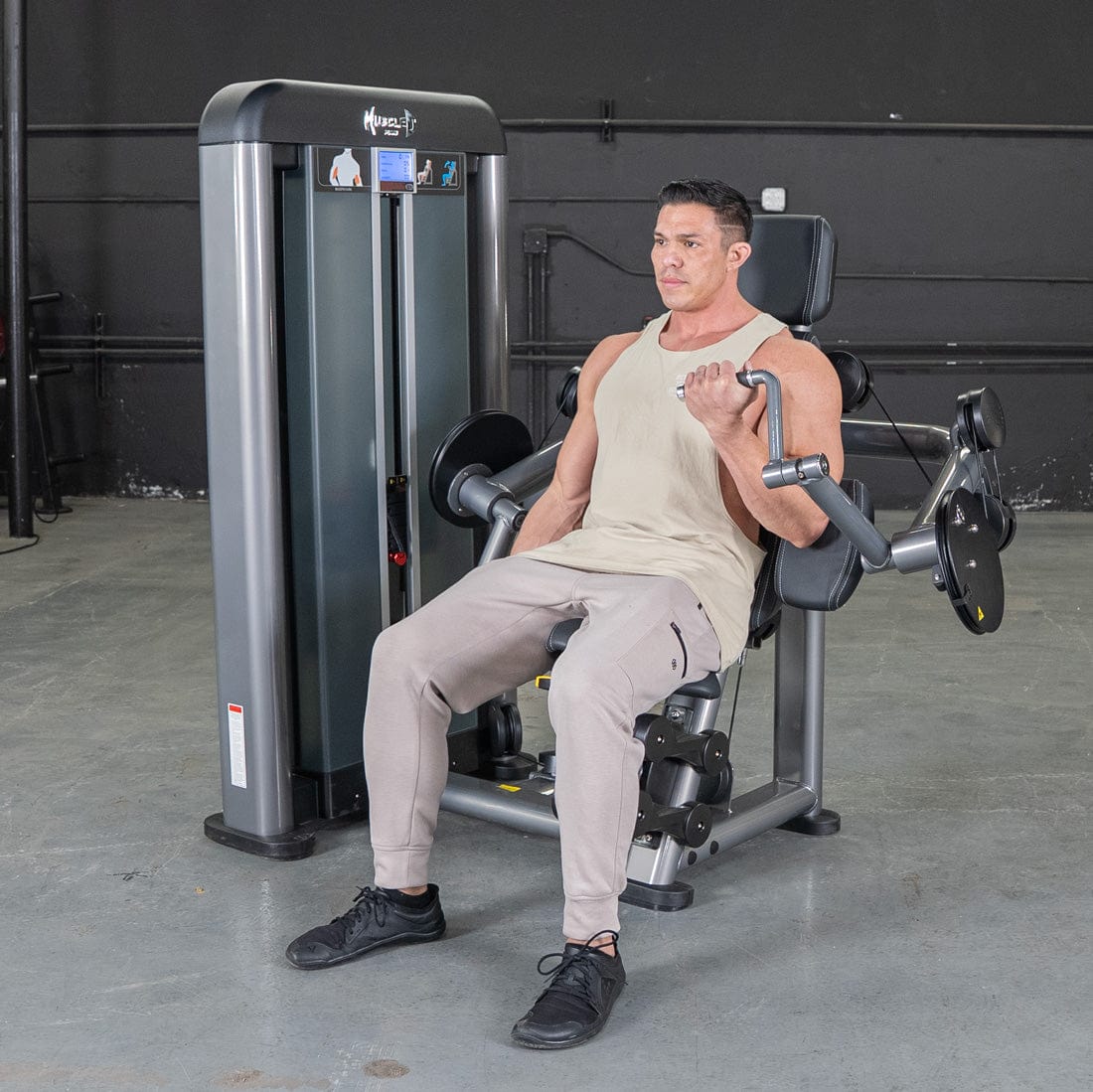 Elite Plus Biceps Curl Machine | Muscle D Fitness - Grit Grind Strength