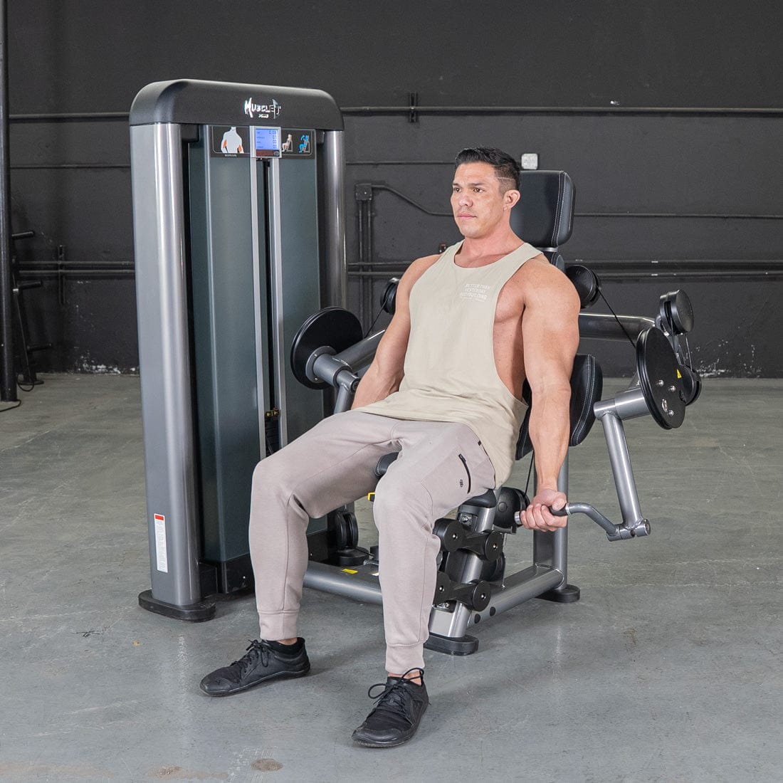 Elite Plus Biceps Curl Machine | Muscle D Fitness - Grit Grind Strength