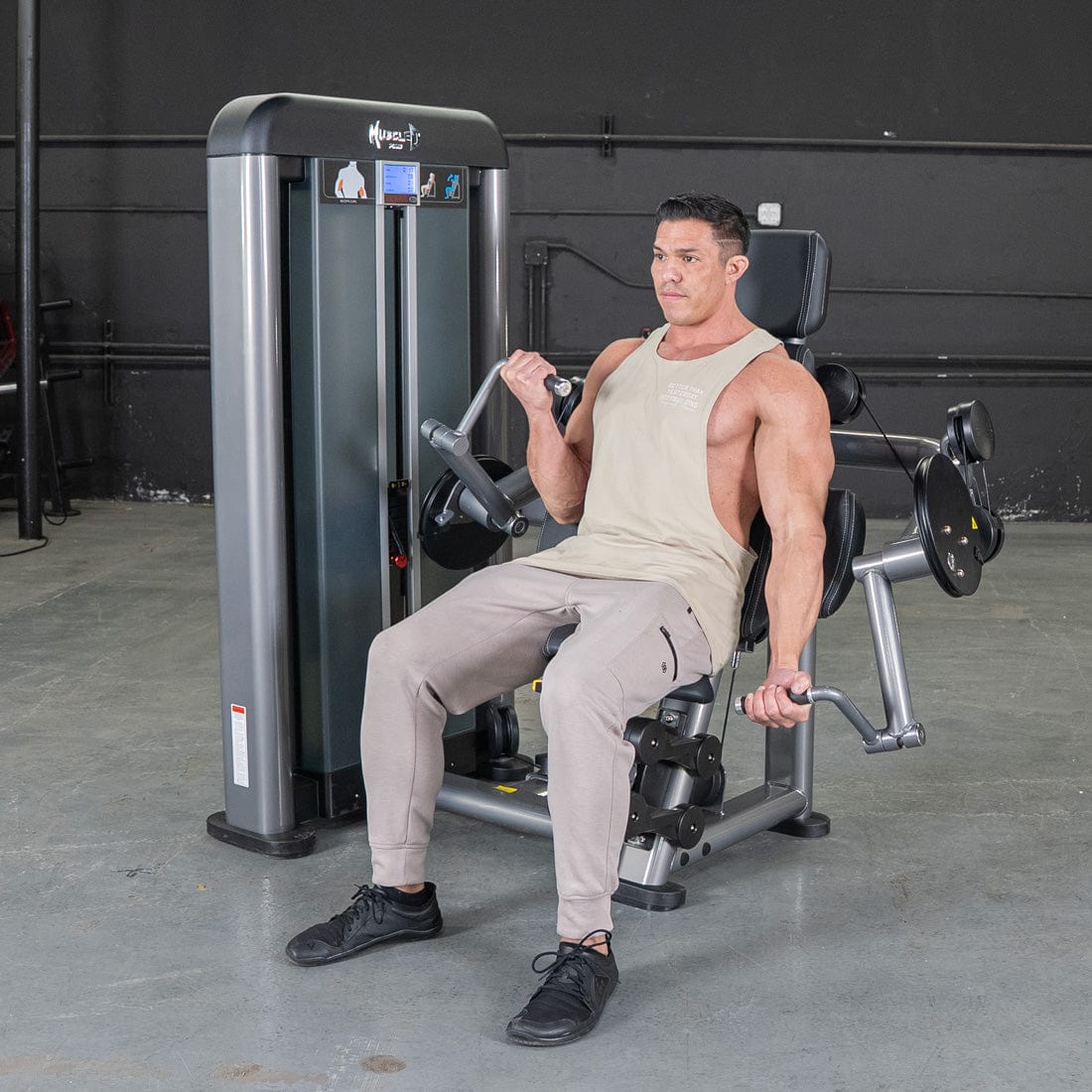 Elite Plus Biceps Curl Machine | Muscle D Fitness - Grit Grind Strength