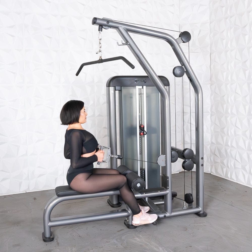Elite Plus Lat Pulldown Low Row Combo | Muscle D Fitness - Grit Grind Strength