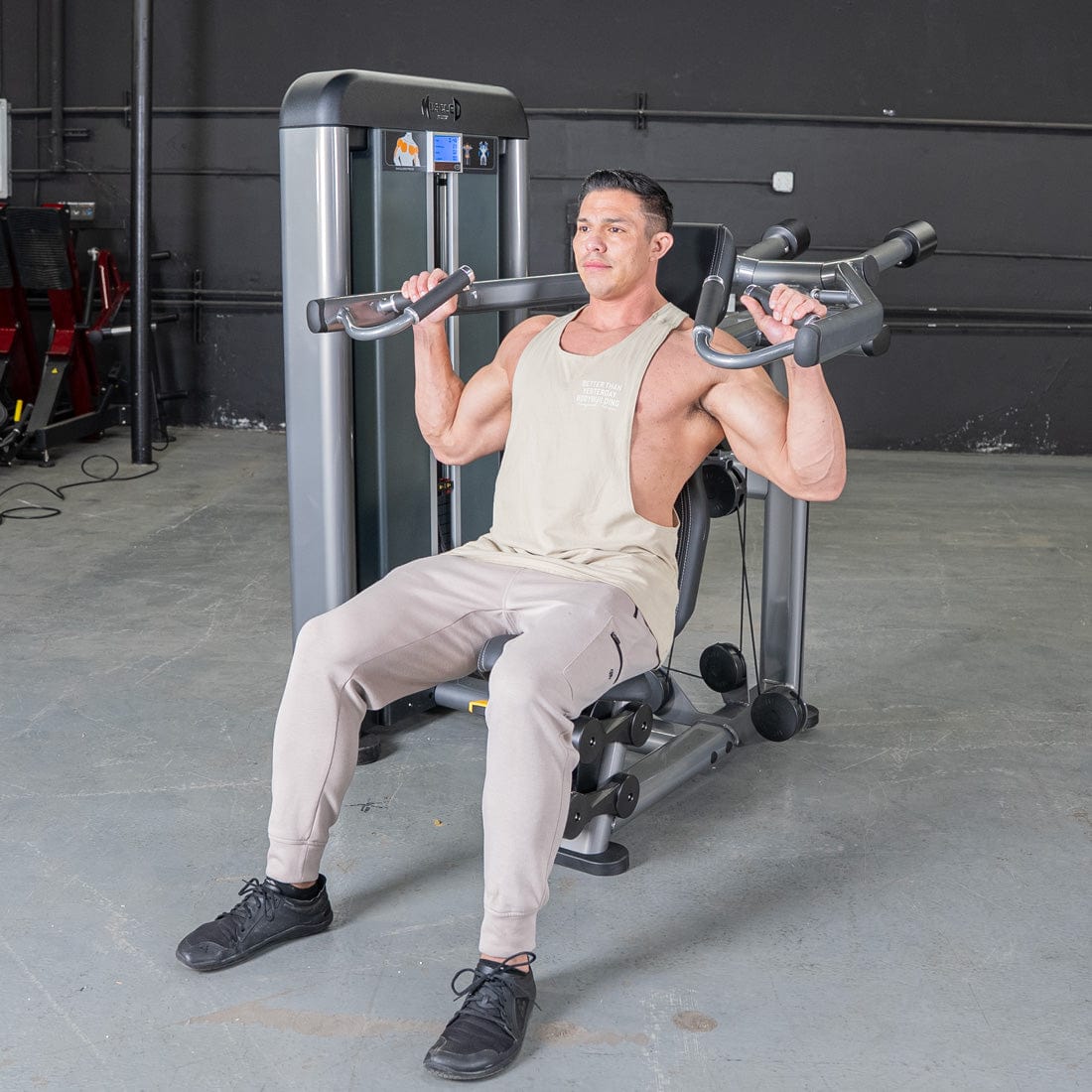Elite Plus Shoulder Press | Isolateral Gym Equipment | Muscle D - Grit Grind Strength