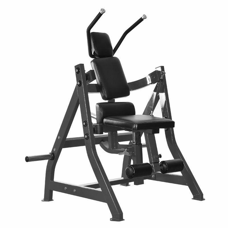 Excel Abdominal/Oblique Crunch - Muscle D Fitness - Commercial Adjustable Seat - Plate Loaded Abdominal Crunch - Grit Grind Strength