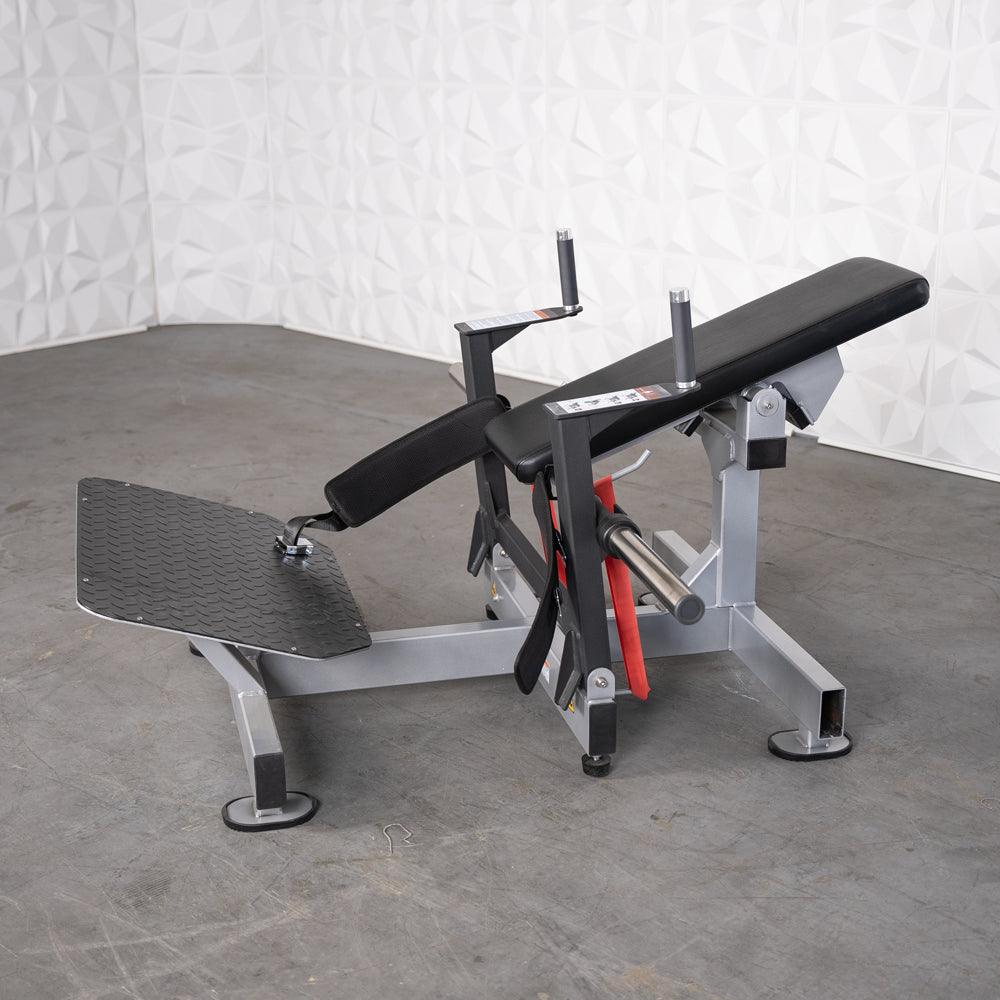 Excel Base Plate Loaded Hip Thruster - Muscle D Fitness - Leverage Glute Drive - Grit Grind Strength