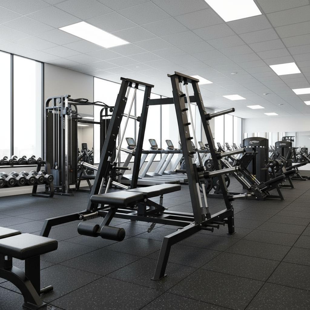 Excel Convergent Bench / Incline / Decline Press Combo - Muscle D Fitness - Plate Load Chest Press - Band Compatible - Grit Grind Strength
