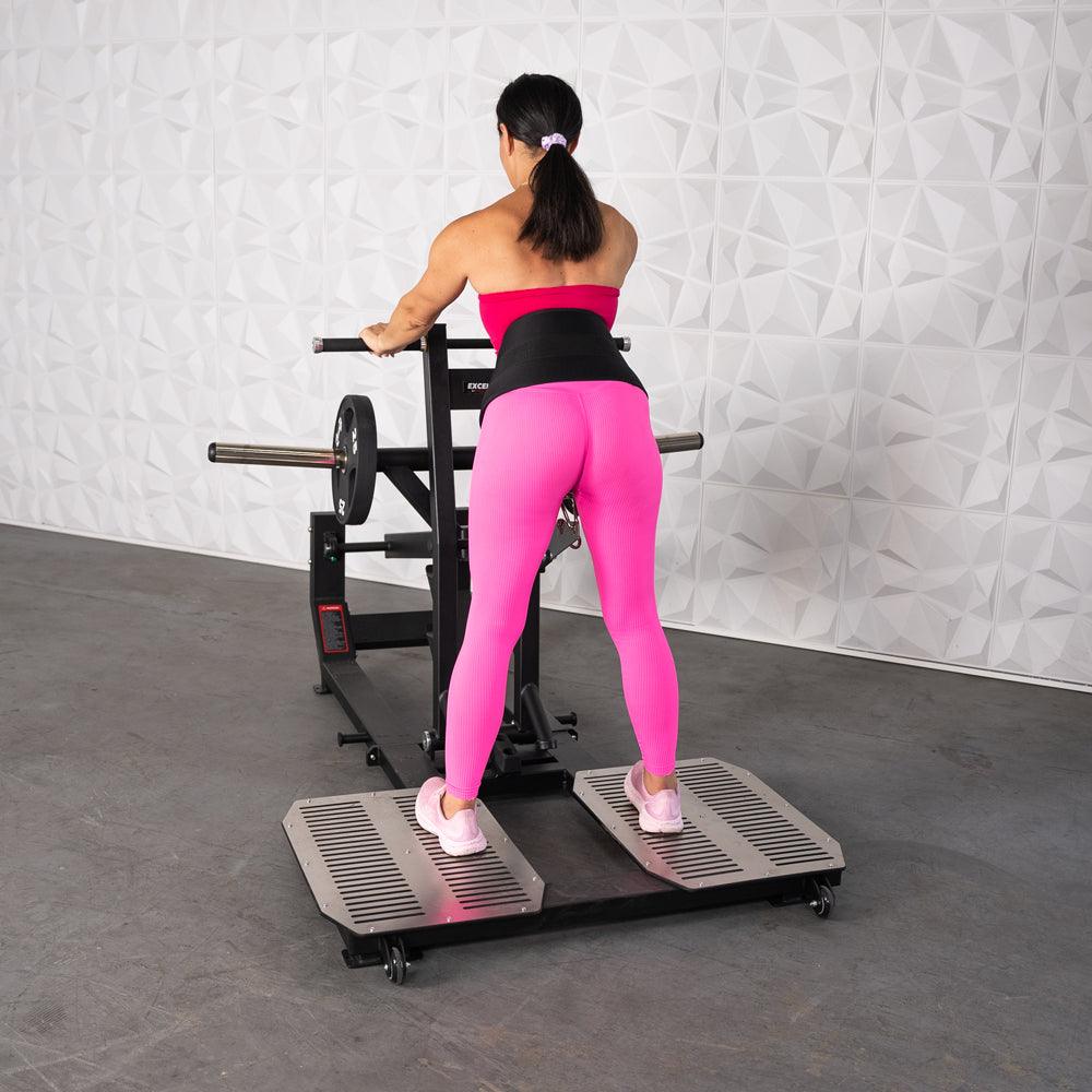Excel Glute Line Belt Squat - Muscle D Fitness - Plate Loaded Belt Squat - Non Slip Deck - Grit Grind Strength