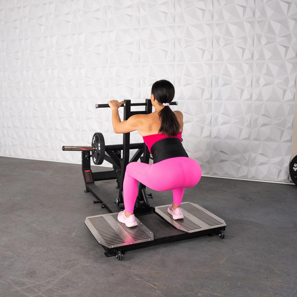 Excel Glute Line Belt Squat - Muscle D Fitness - Plate Loaded Belt Squat - Non Slip Deck - Grit Grind Strength