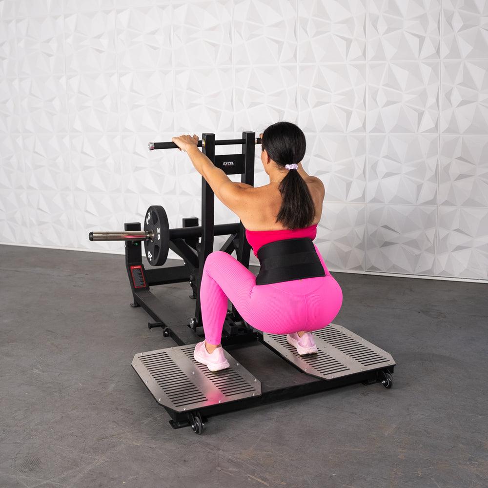 Excel Glute Line Belt Squat - Muscle D Fitness - Plate Loaded Belt Squat - Non Slip Deck - Grit Grind Strength
